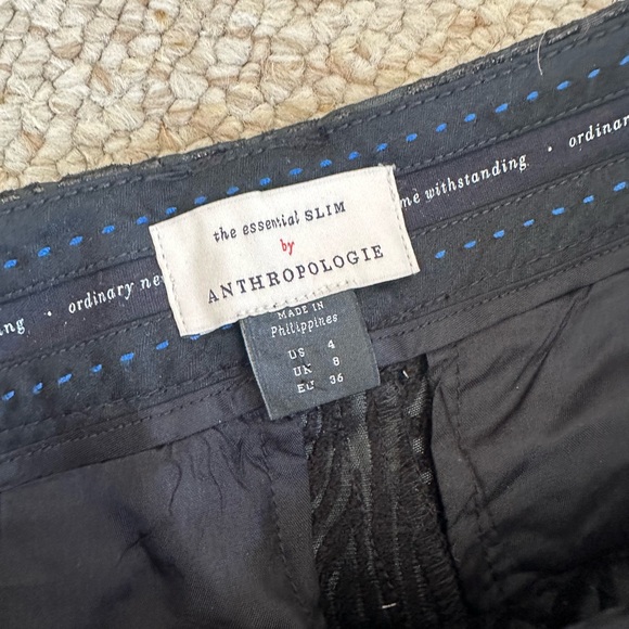 NWT Anthropologie the essential slim pants - Picture 4 of 5